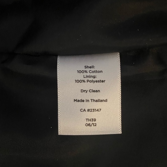 Talbots Black and Red Floral Velvet Dress, Size 4P - Picture 15 of 15